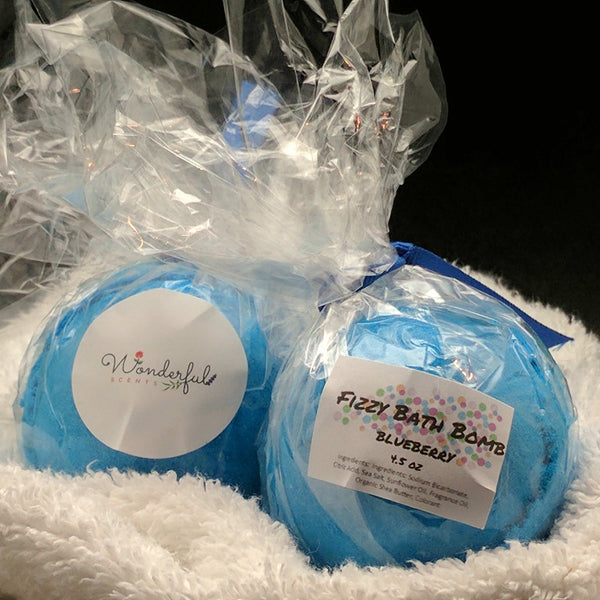 Blueberry Bath Bomb 4.5oz