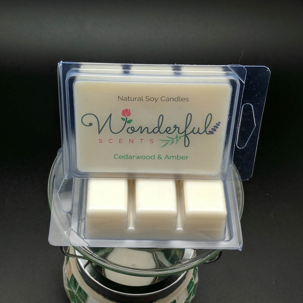 Cedarwood and Amber Soy Wax Melt