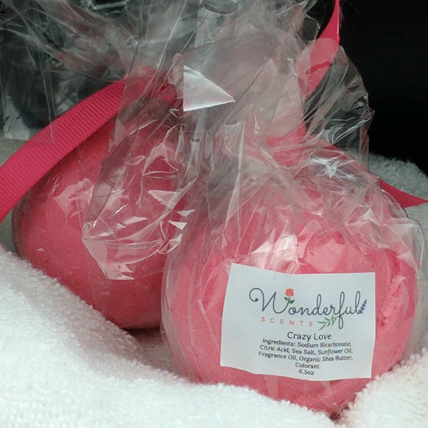 Crazy Love Bath Bomb 4.5oz 2PK