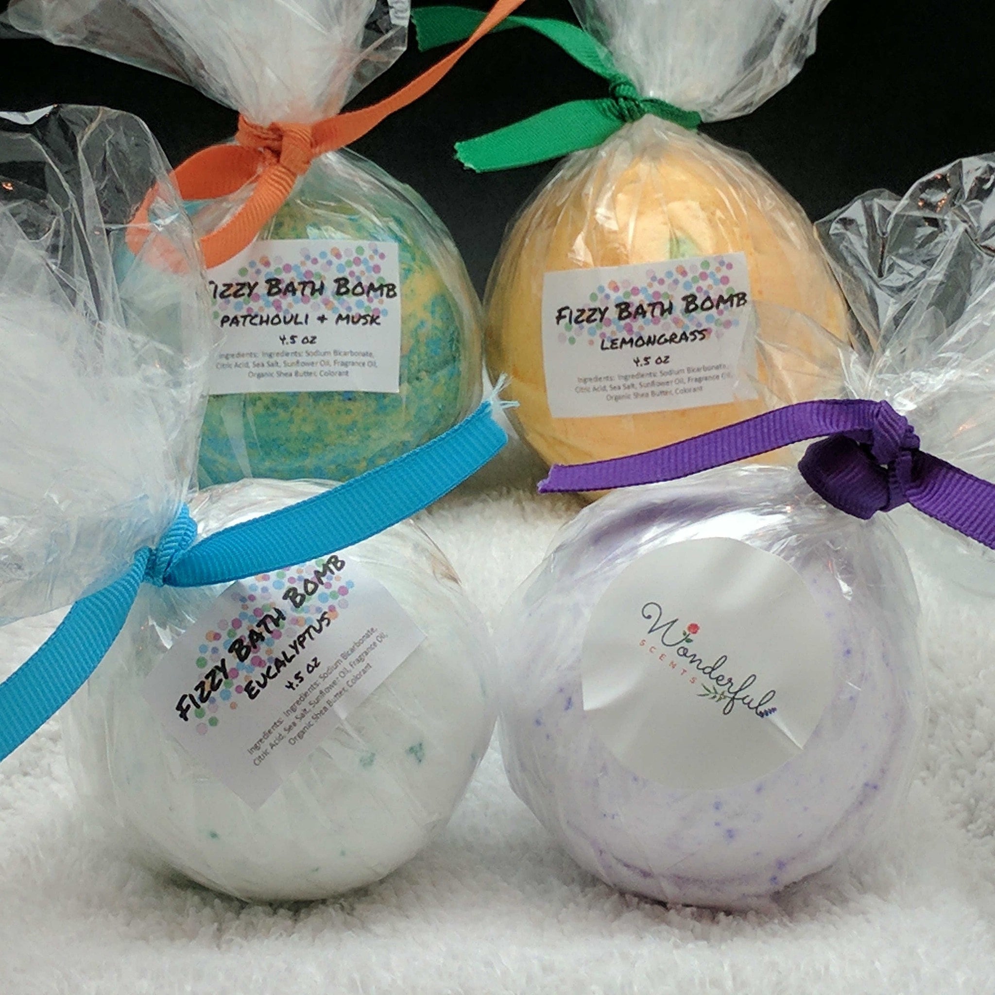 Essential Oil Lover Bath Bomb Gift Set 4 Pack