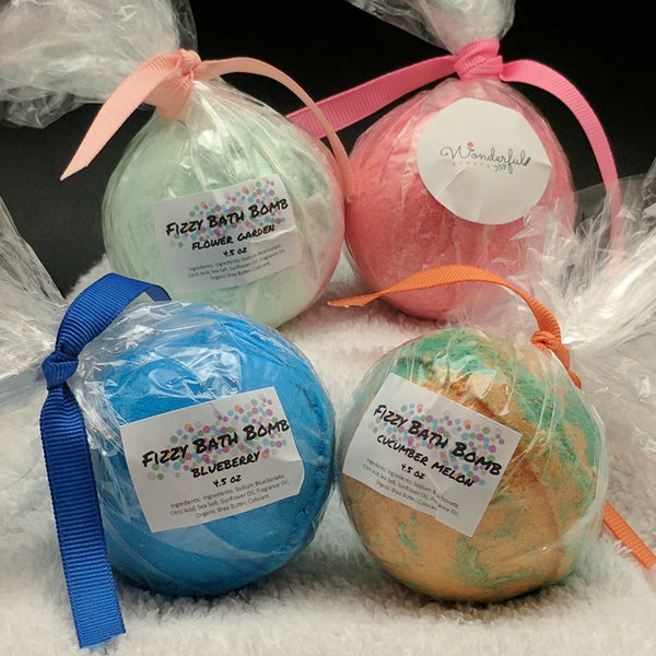 Garden Fruit and Berries Bath Bomb Gift Set 4 Pack