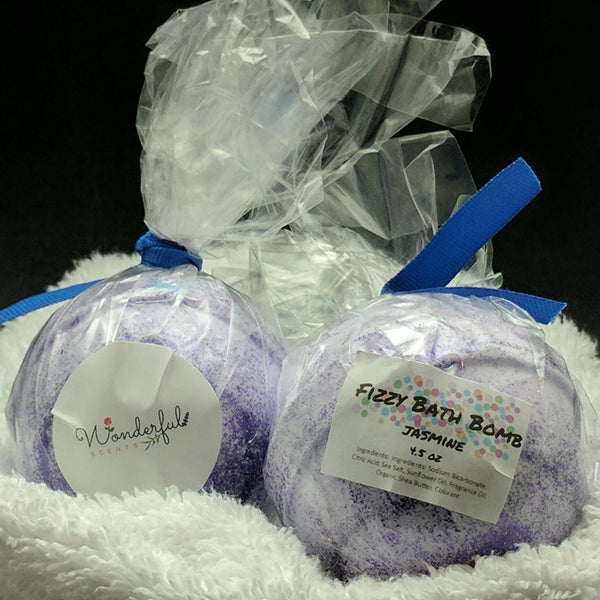 Jasmine Bath Bomb 4.5oz Two Pack