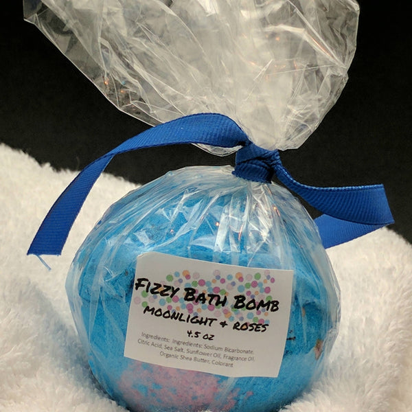 Moonlight and Roses Bath Bomb Bath Fizzy 4.5 oz