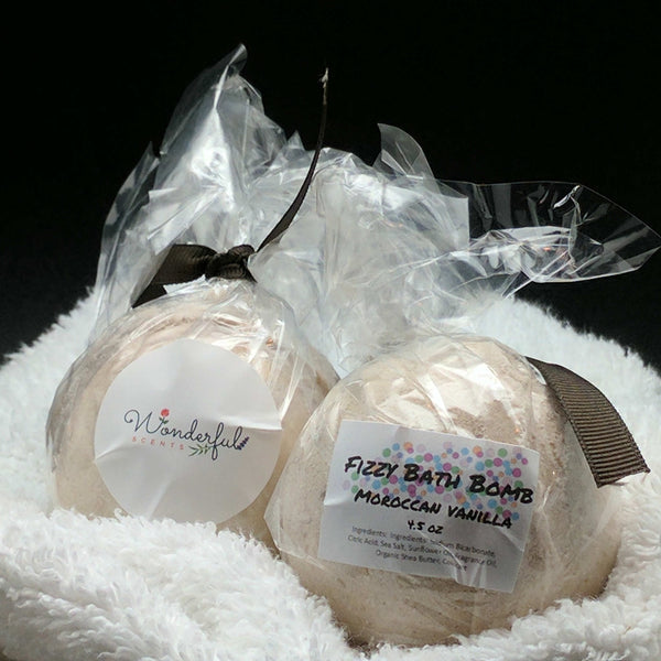 Moroccan Vanilla Bath Bomb 4.5oz Two Pack