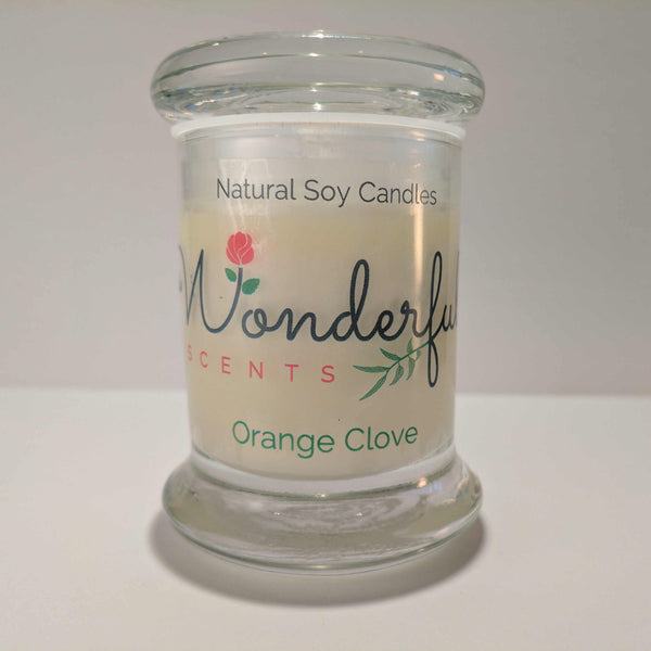 Soy Wax 2.75 oz Status Jar Scented Orange Clove