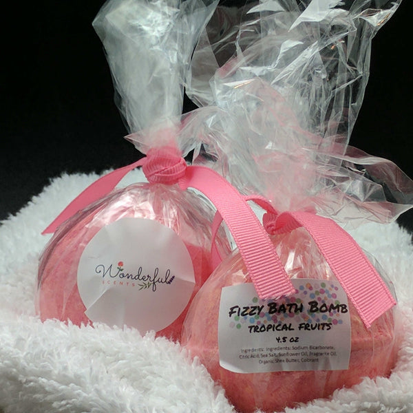 Tropical Fruits Bath Bomb 4.5oz Two Pack