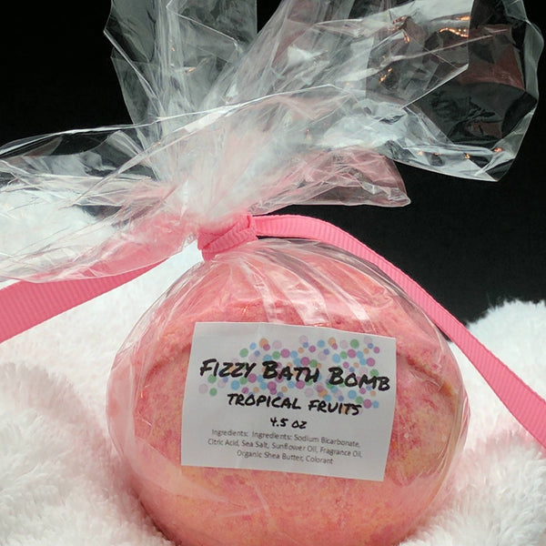 Tropical Fruits Bath Bomb Bath Fizzy 4.5 oz