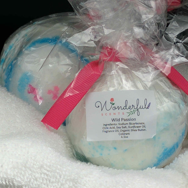 Wild Passion Bath Bomb 4.5oz 2 pk