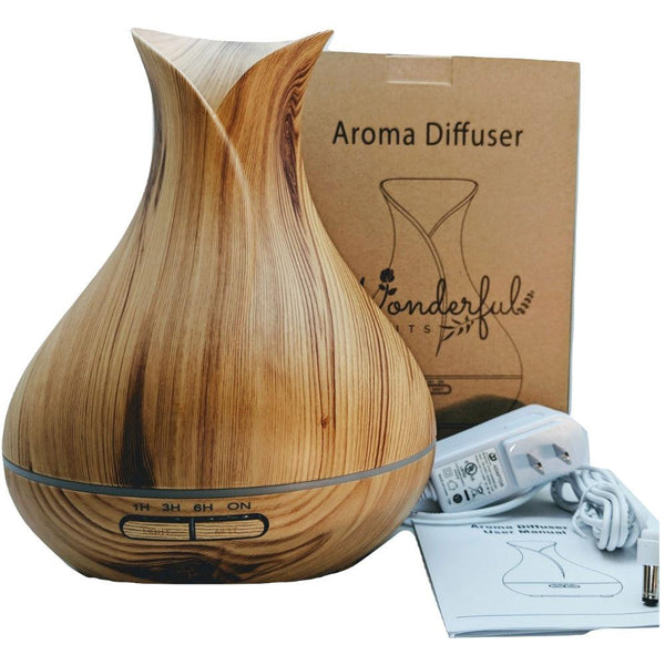 Wonderful Scents 400 ml light wood diffuser Box Contents