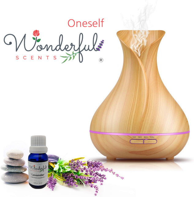 Oneself Bathsandbodyworkus Vase and Oils Lavender