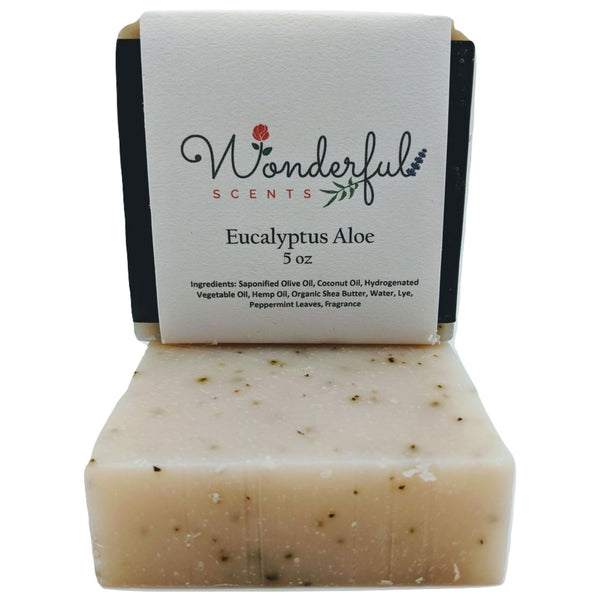 Wonderful Scents Cold Press Soap Eucalyptus Aloe 2 Bars