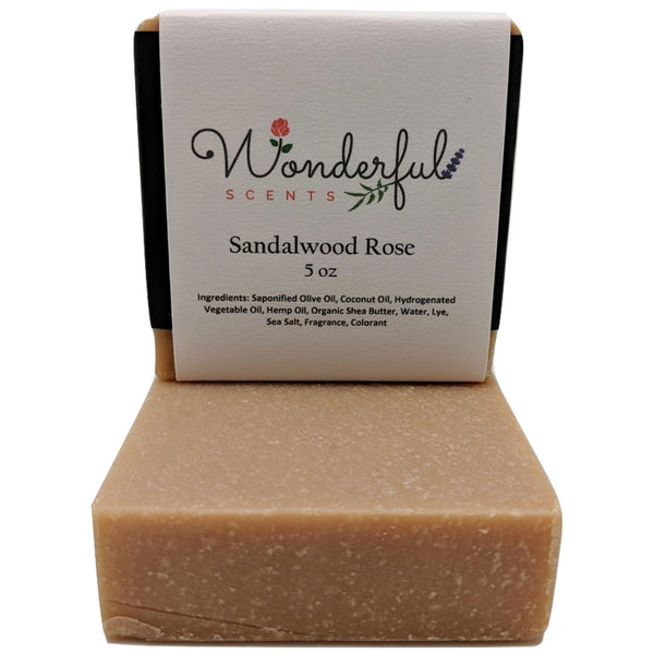 Wonderful Scents Cold Press Soap Sandalwood Rose 2 Bars