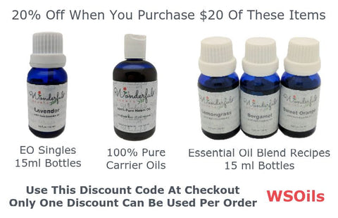 Wonderful Scents Essential Oil Sale Coupon