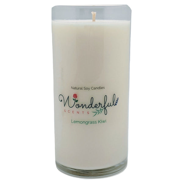 Wonderful Scents Never Ending Soy Candle Lemongrass Kiwi