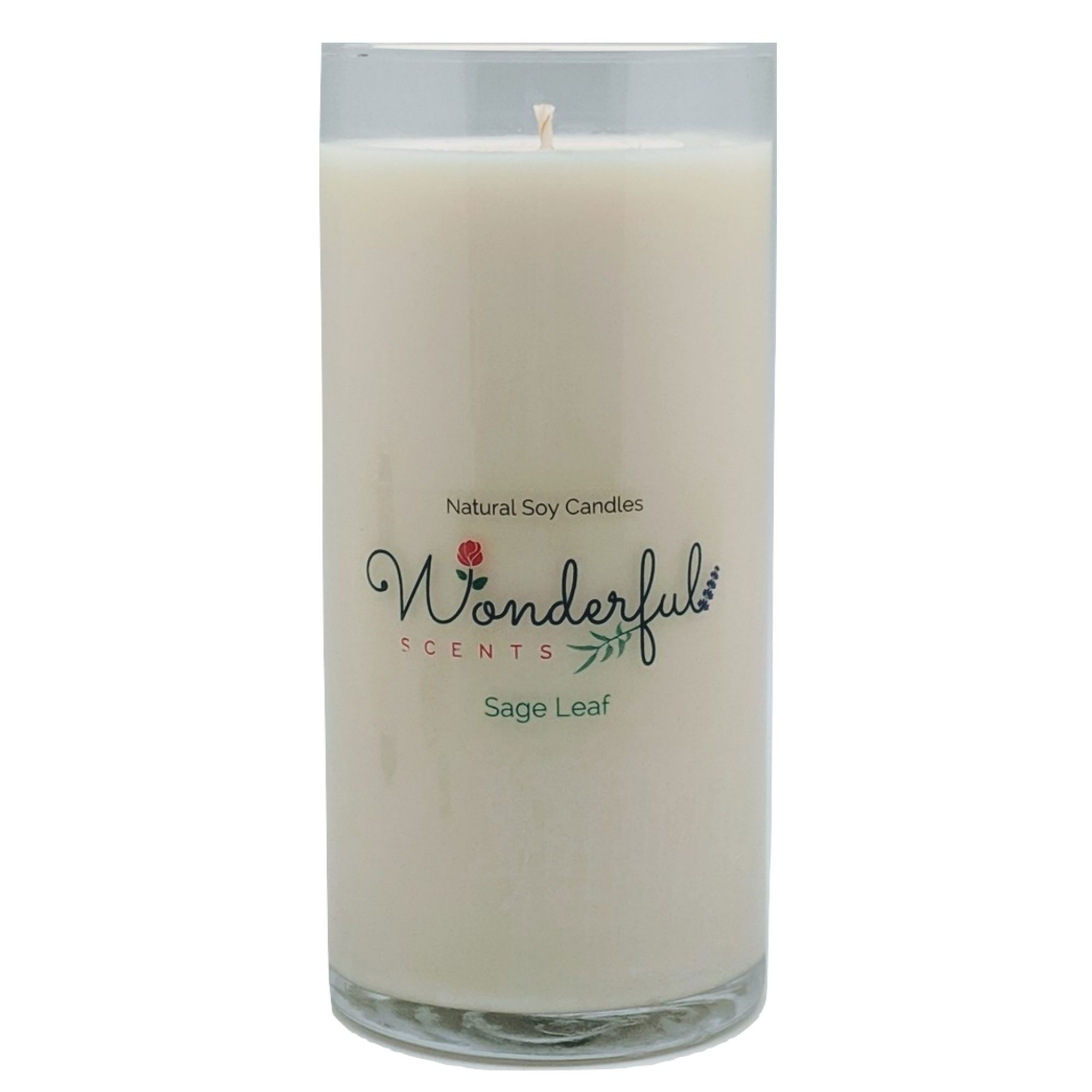 Wonderful Scents Never Ending Soy Candle Sage Leaf