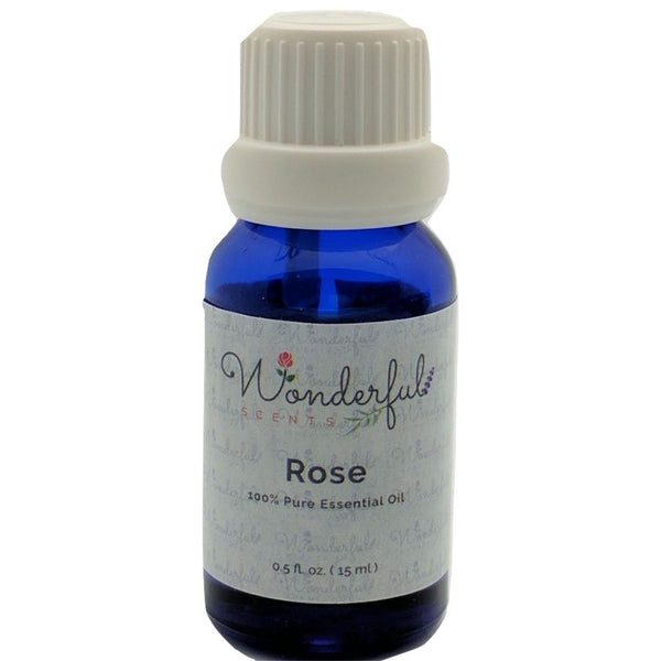 Wonderful Scents Rose Essential Oil 15 ml Bottle